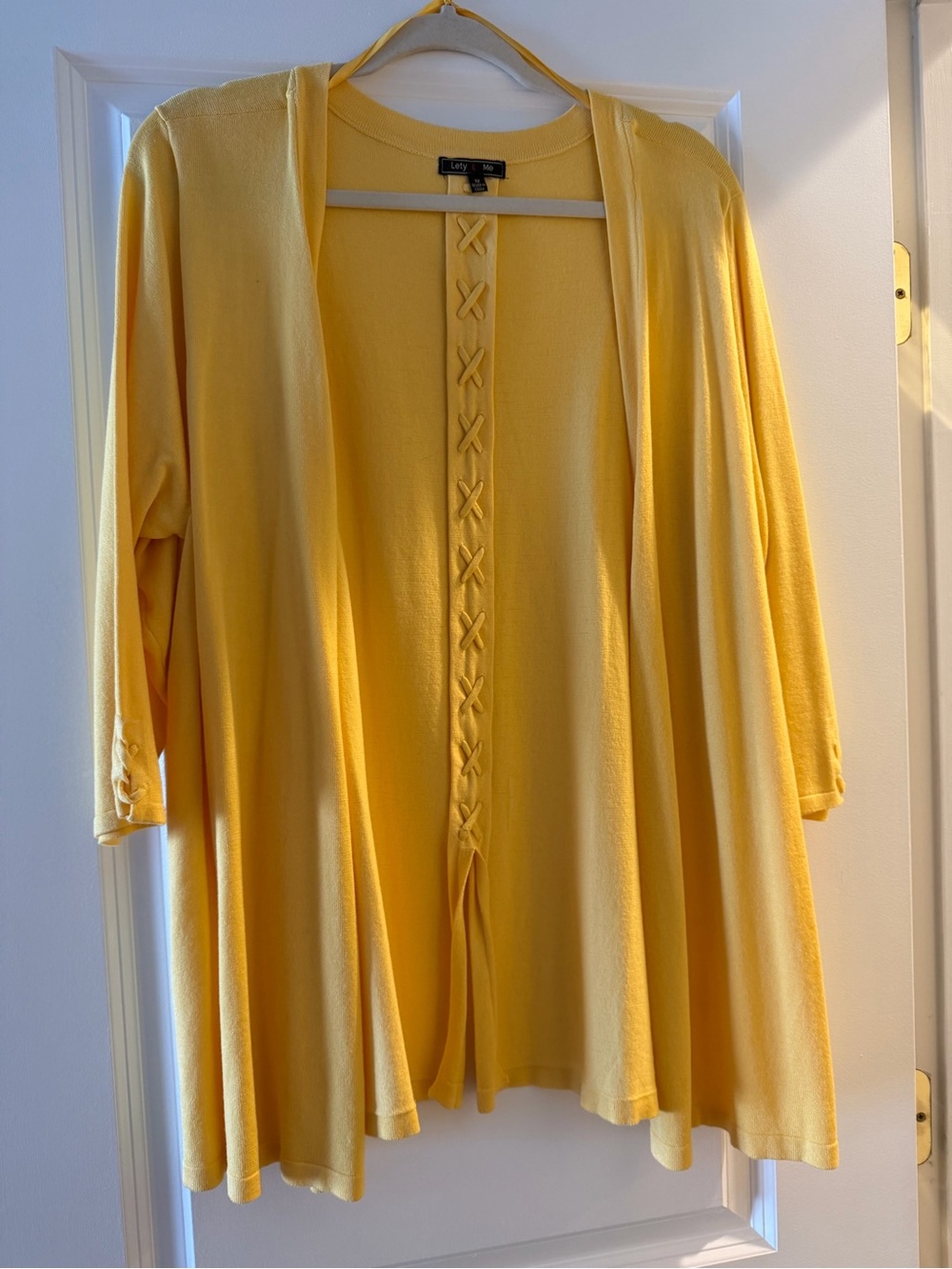 Lightweight Yellow Women's Sweater - Classic Crew